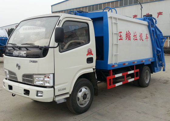 5.5 Cbm Type Fuel Garbage Dump Truck Garbage Tipper с задней загрузкой