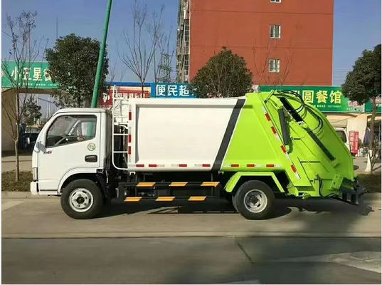 5.5 Cbm Type Fuel Garbage Dump Truck Garbage Tipper с задней загрузкой